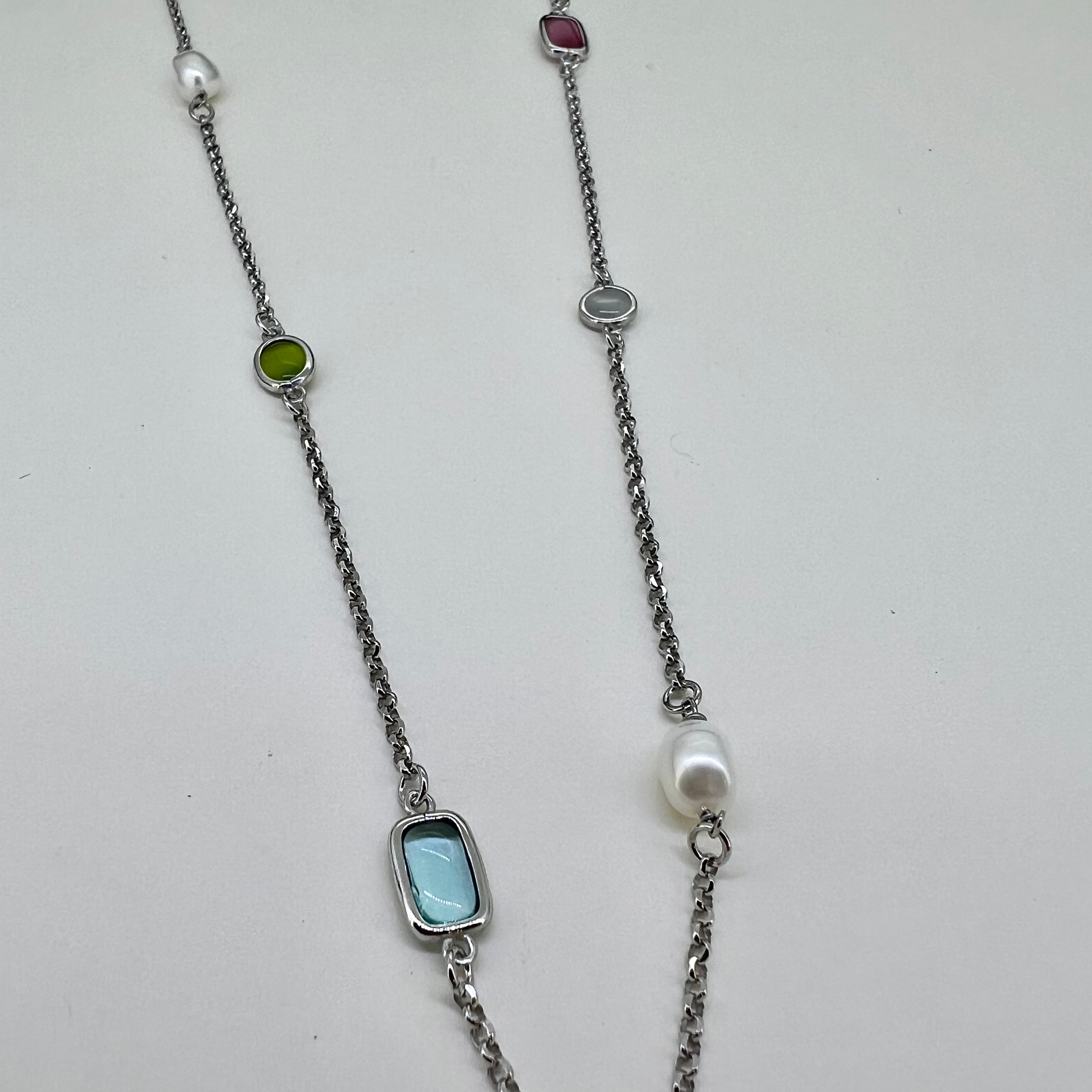 Multi Color Long Necklace