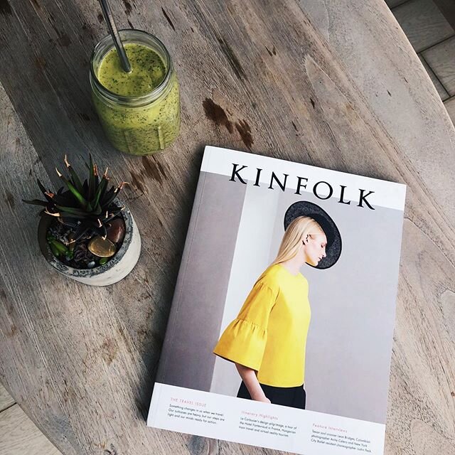 Spending sunday soaking up the sun with a green smoothie and a good read - kinfolk vol.20 / the travel issue (very apt for this current world we&rsquo;re living in).
.
.
// Dor //
Language: Romanian 
Pronunciation: Dore 
A nuanced hybrid of absence a