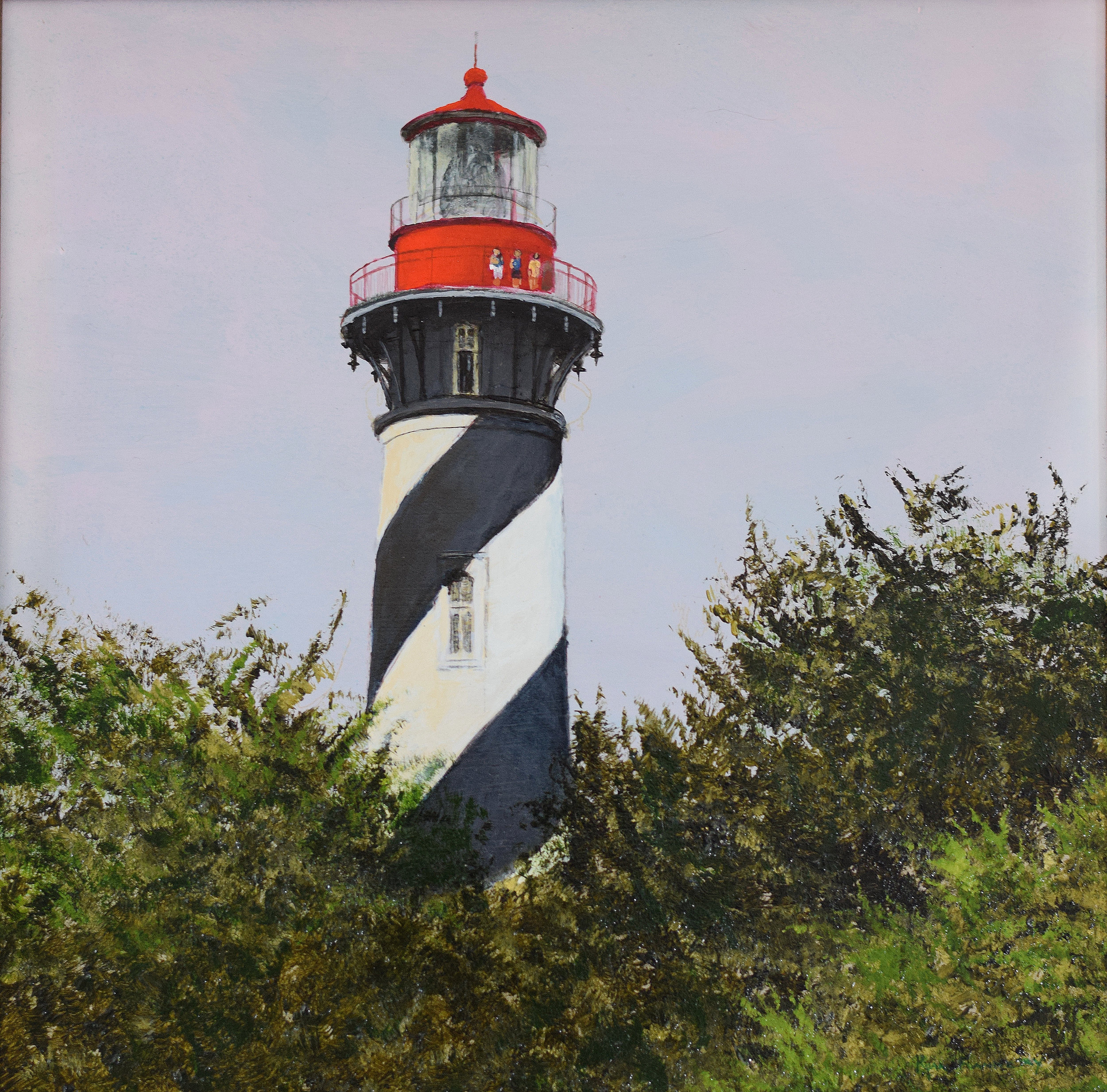 Saint Augustine Lighthouse 16x16 SOLD