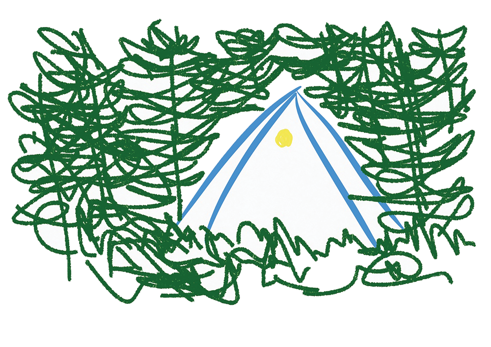 Leaf's Tent Illustration