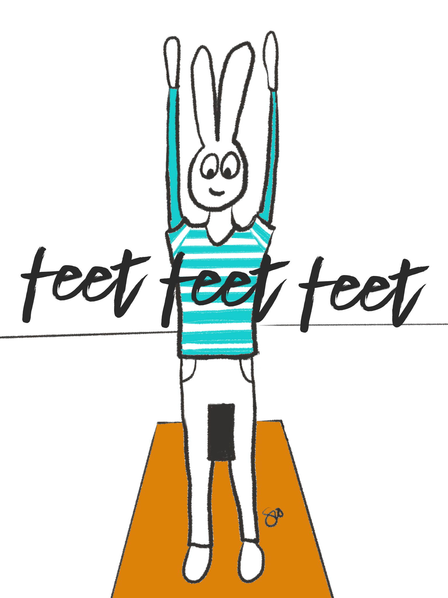 Pre Order : The Bunny with the Bad Back