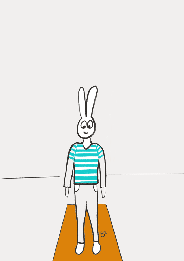 Meet Leaf the Yoga Bunny