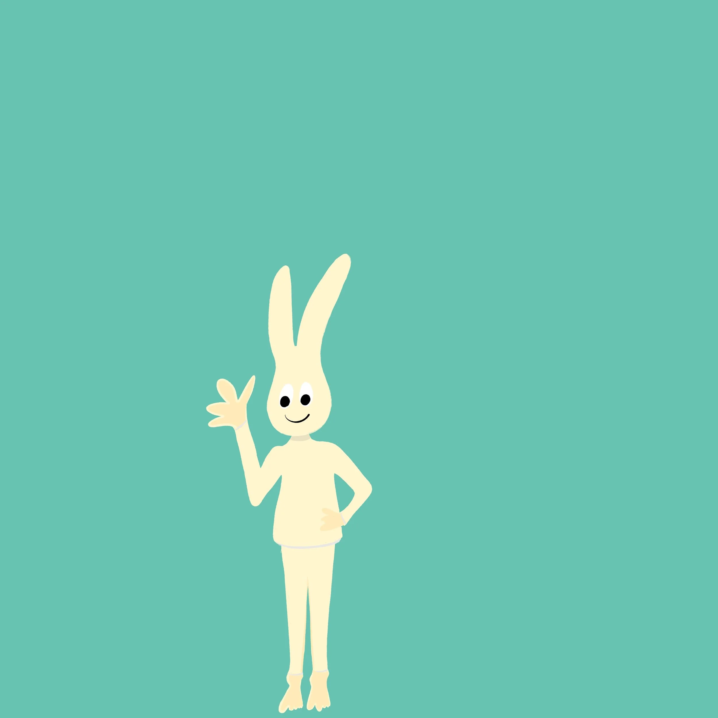 Leaf the Hungry Yoga Bunny