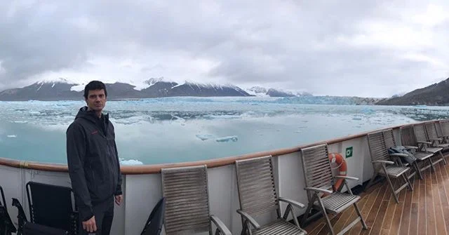On the boat.