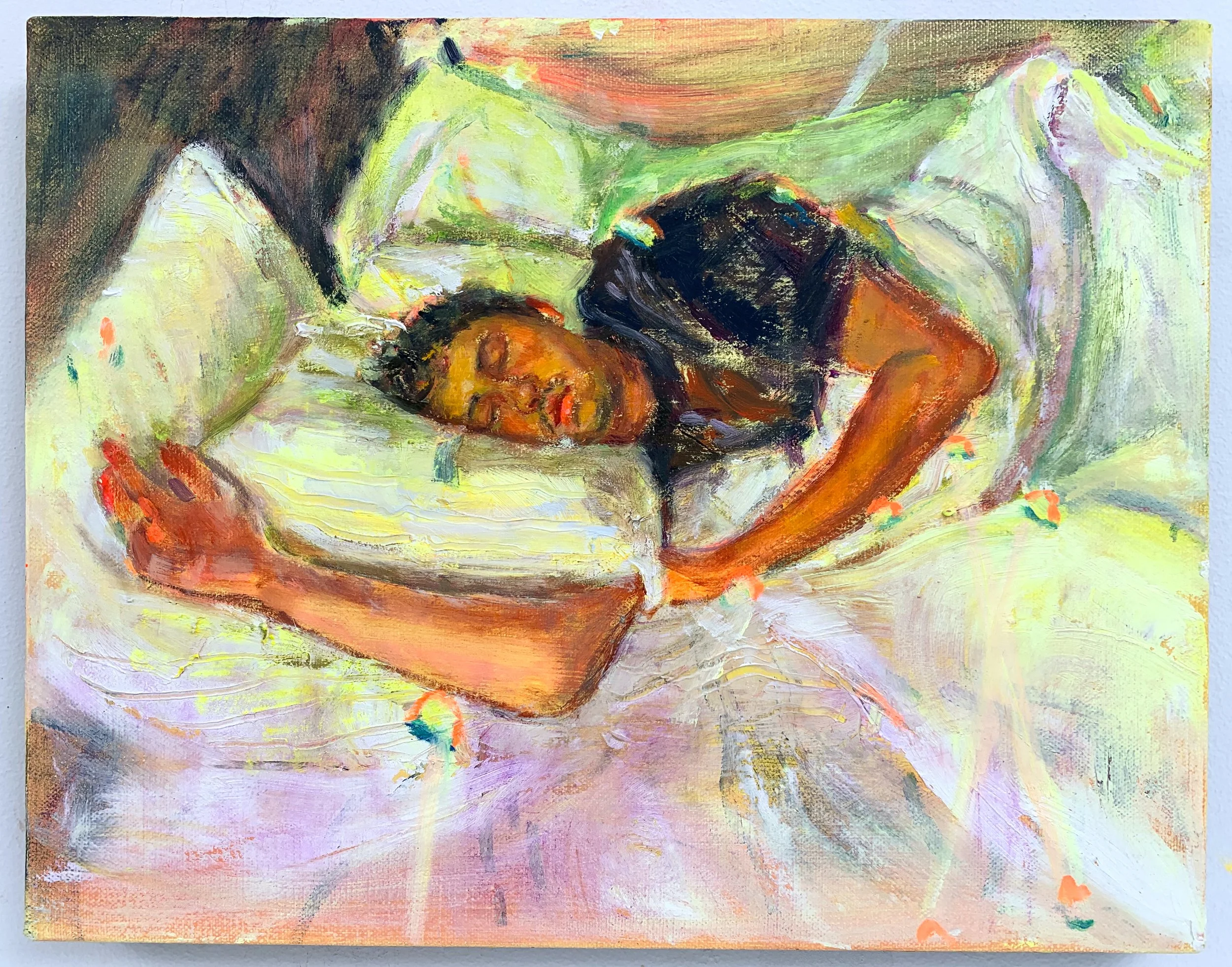 Zzzzzzzzz , 2022 Oil on linen 11 × 14 inches