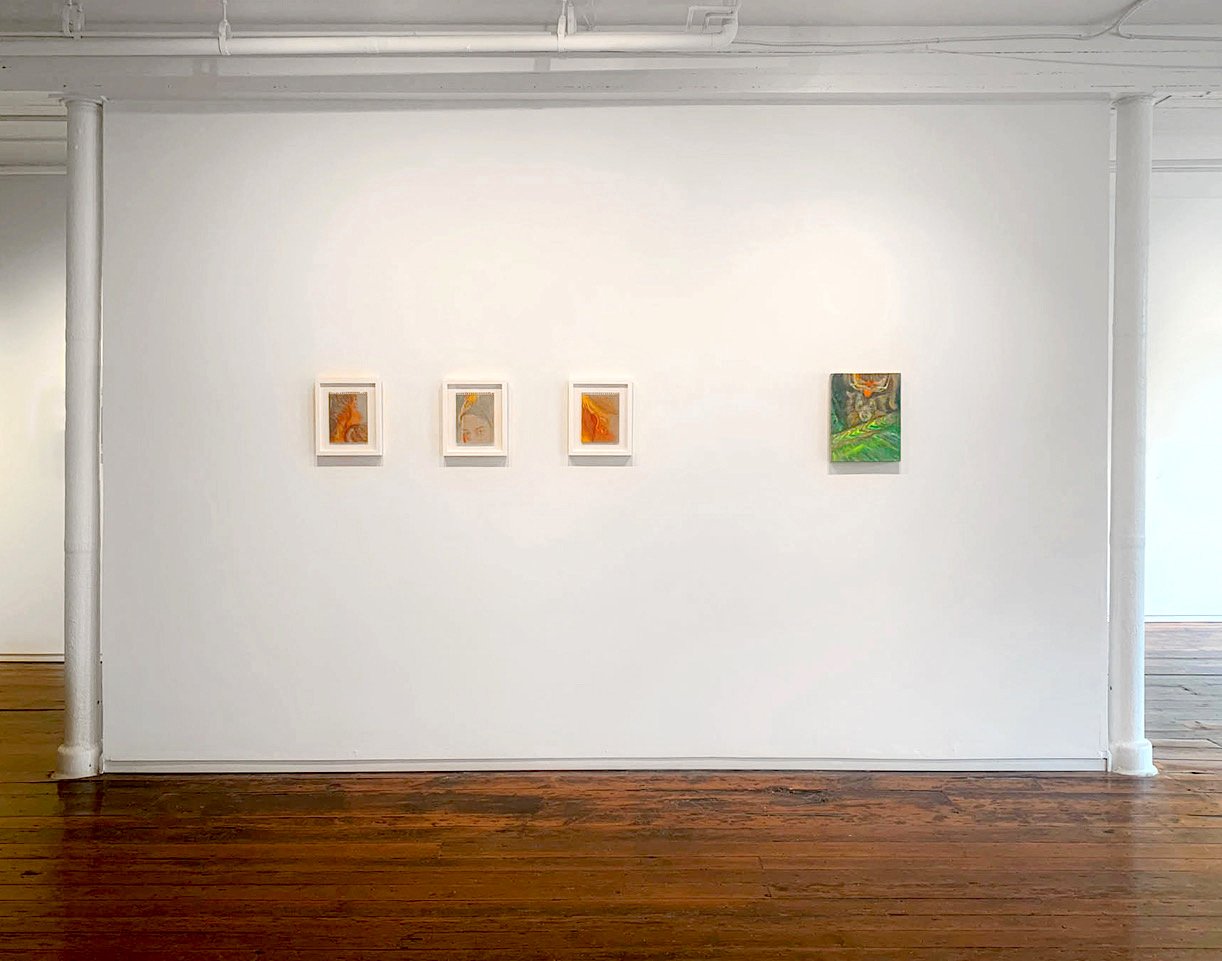  'One to the Next' Curated by Catherine Haggarty, Pentimenti Gallery, Philadelphia, PA, June-July 2023   Hyperallergic Review by Isabella Segalovich  