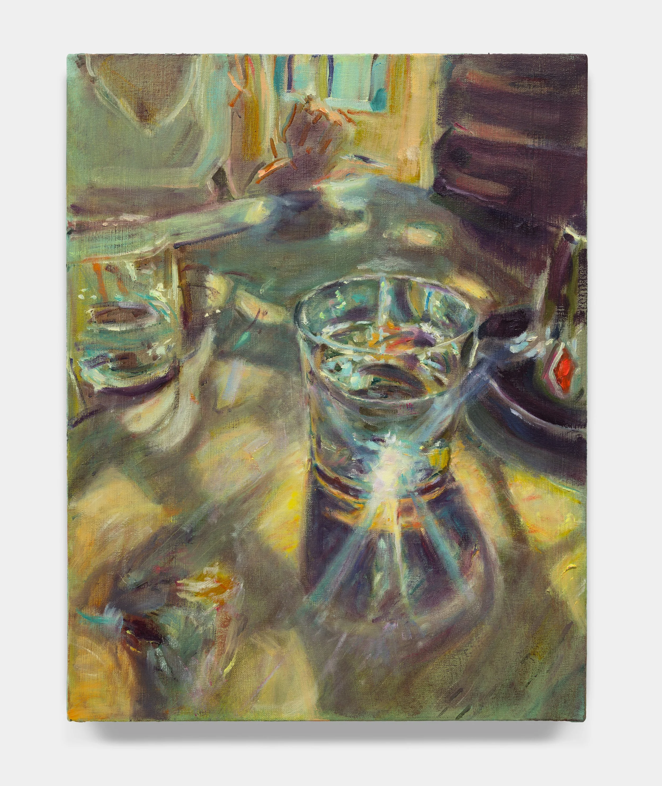Frankies , 2023 Oil on linen 18 × 14 inches