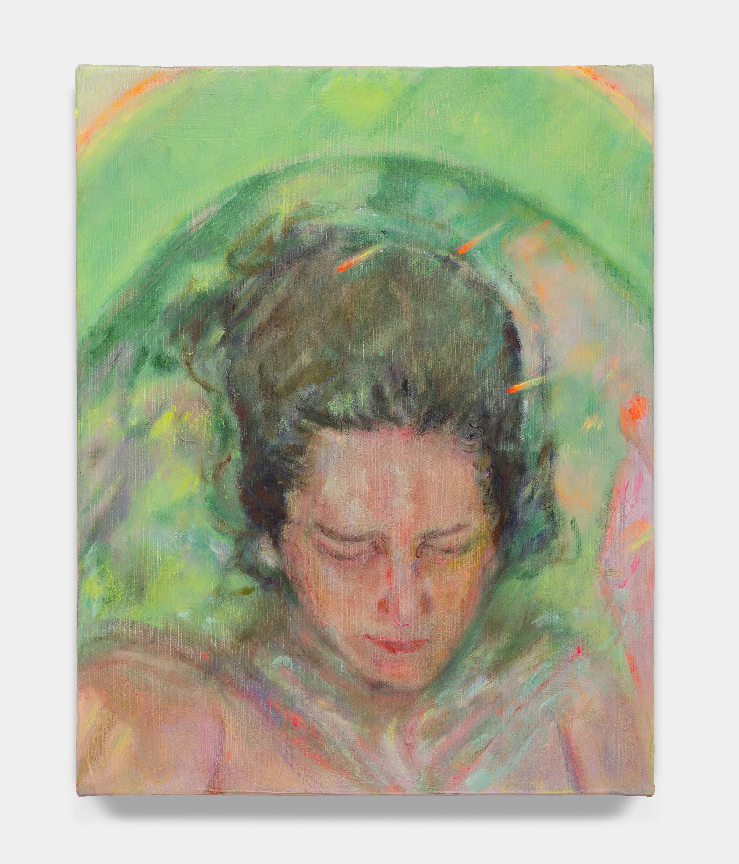 The Bath , 2024 Oil on linen 14 x 11 inches