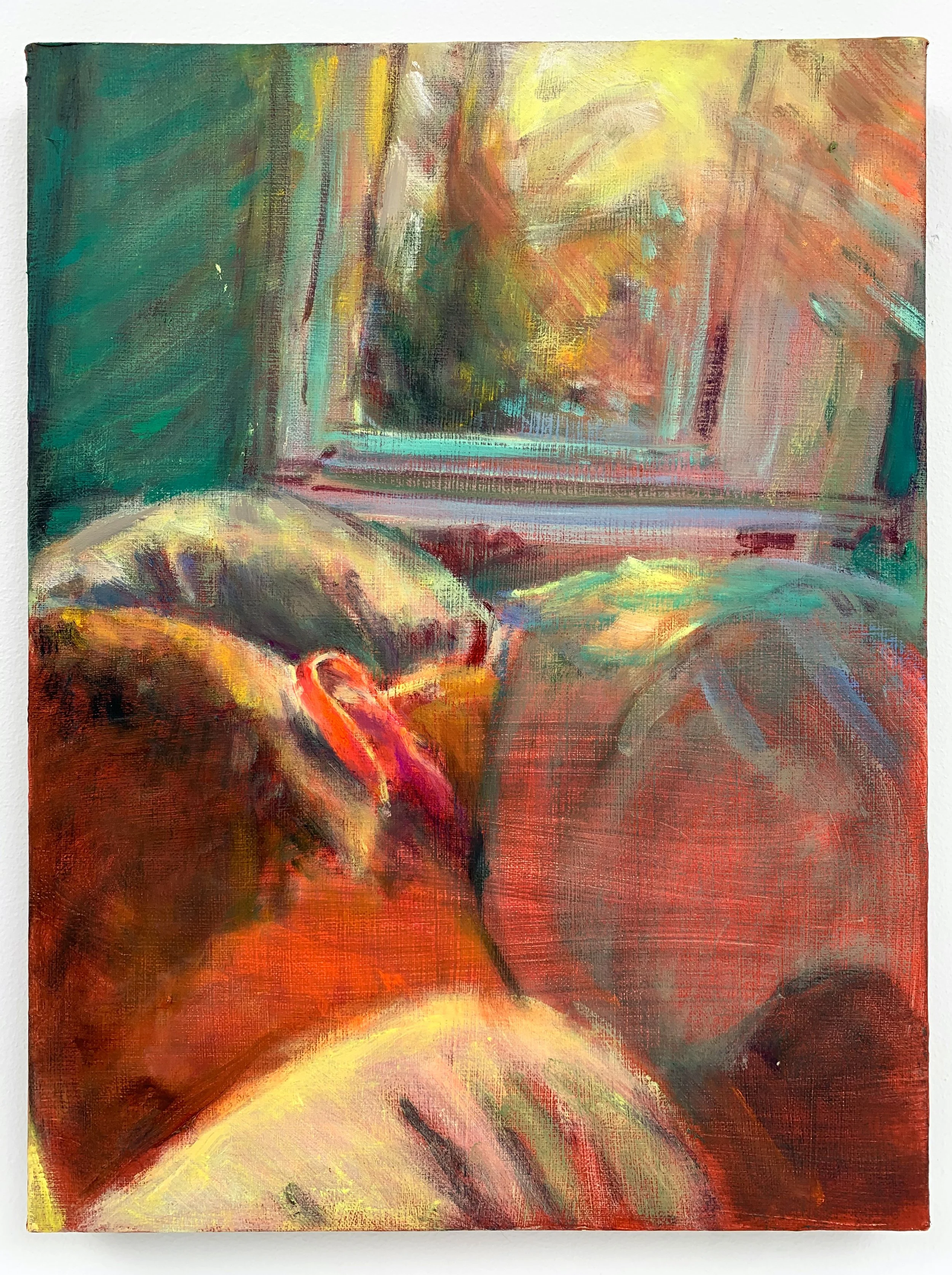 Between Us , 2023 Oil on linen 16 x 12 inches