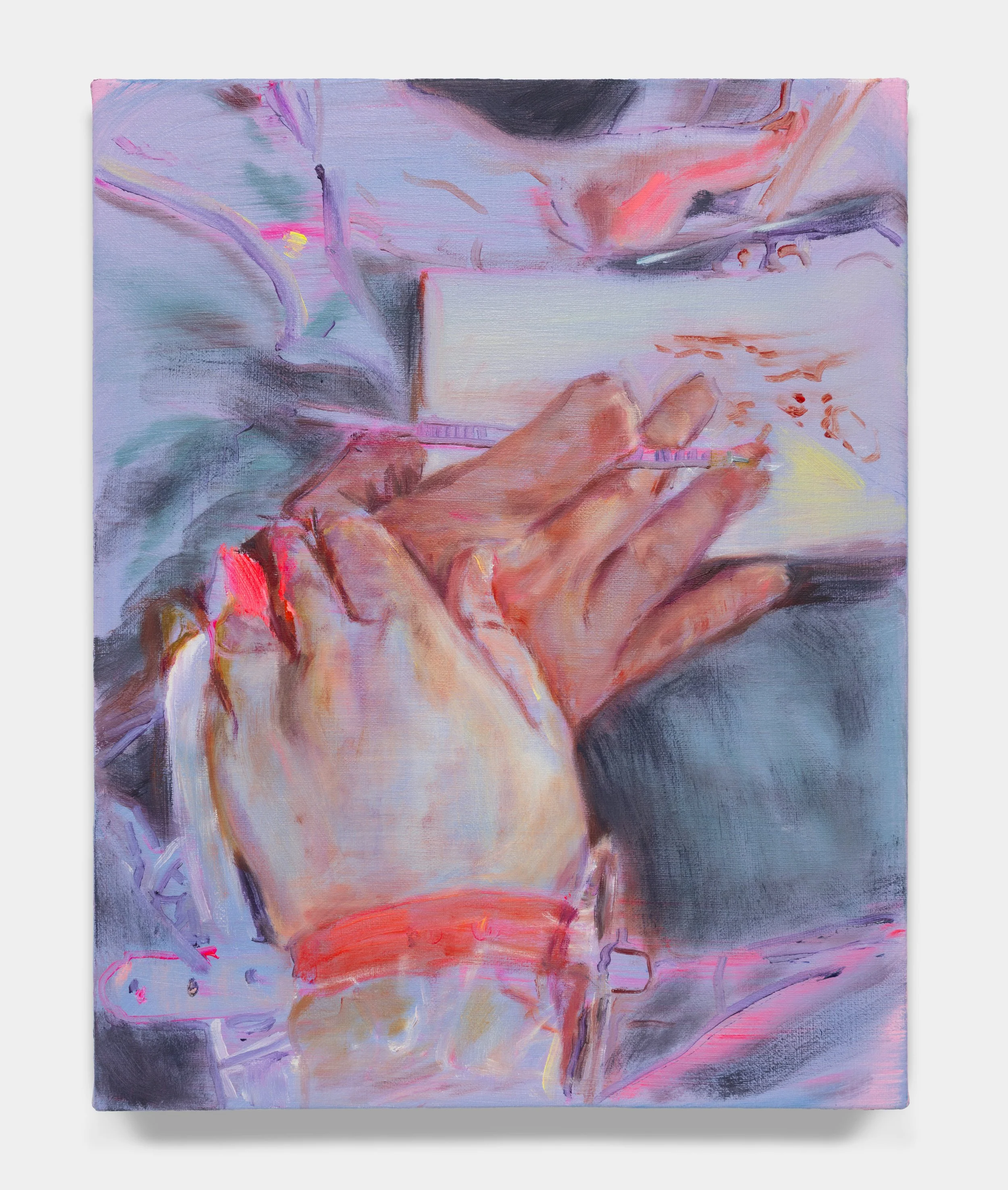 Together , 2024 Oil on linen 14 x 11 inches