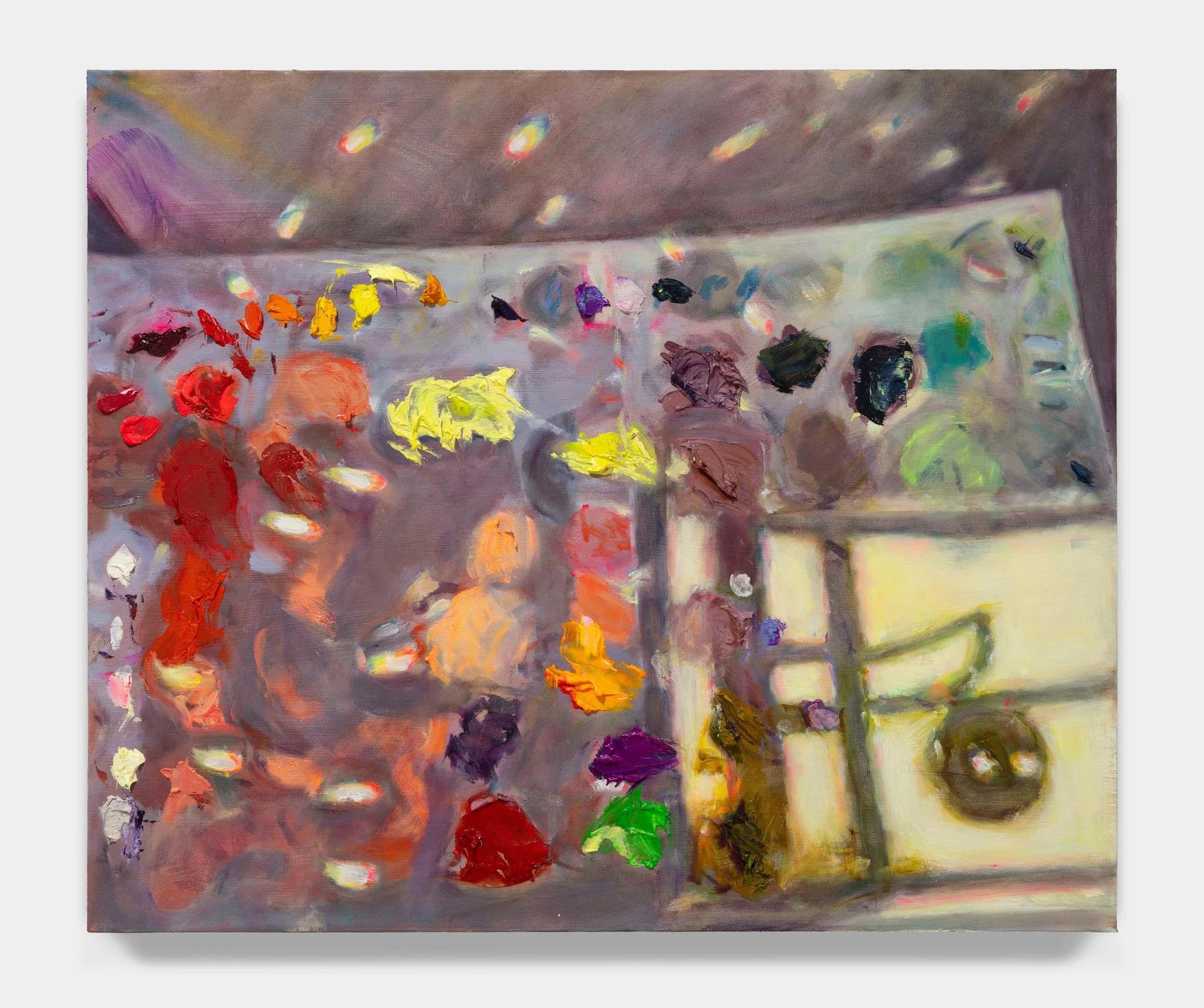Prism Palette , 2024 Oil on linen 20 × 24 inches