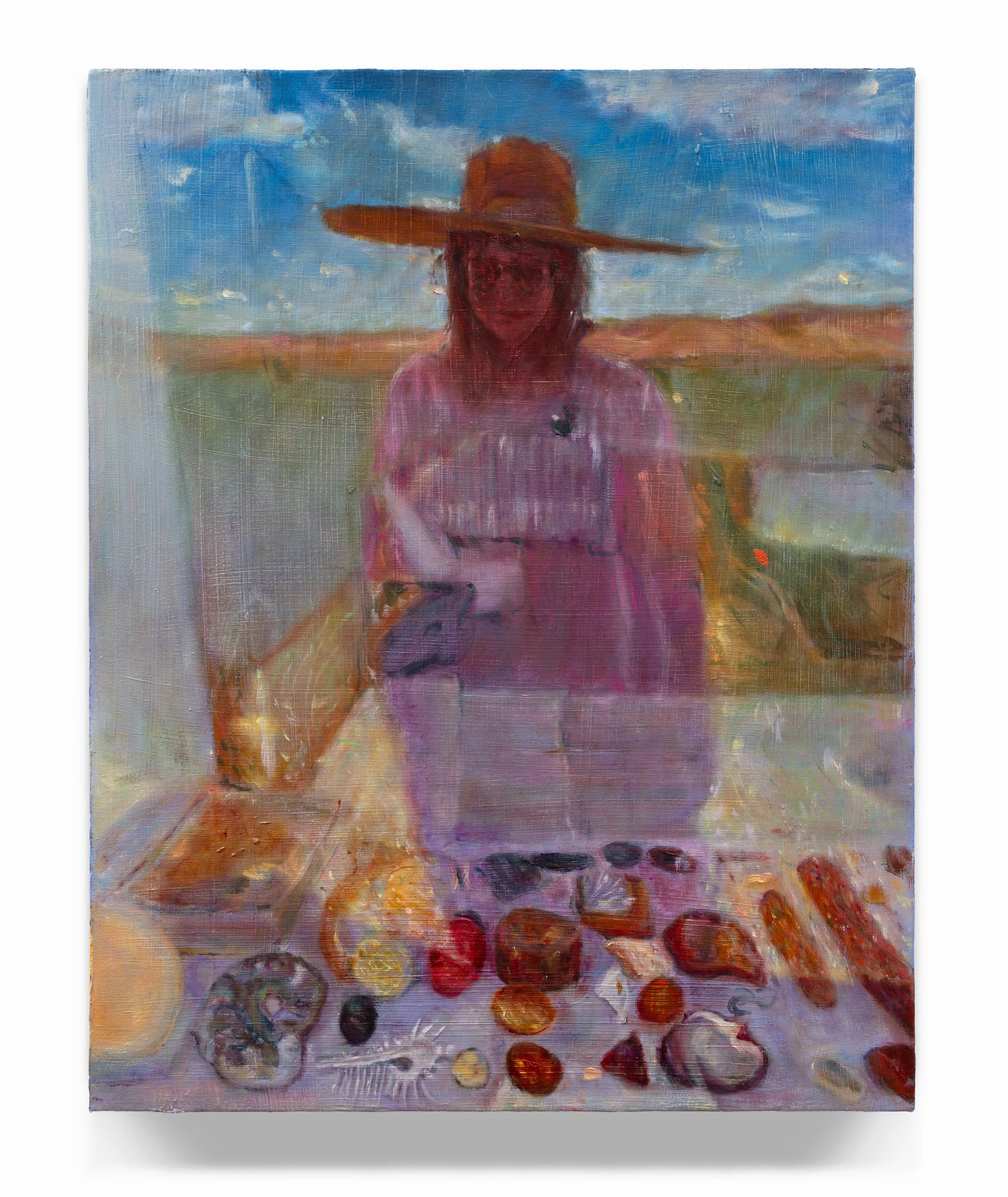 Abiquiú Treasures , 2025 Oil on linen 20 x 16 inches