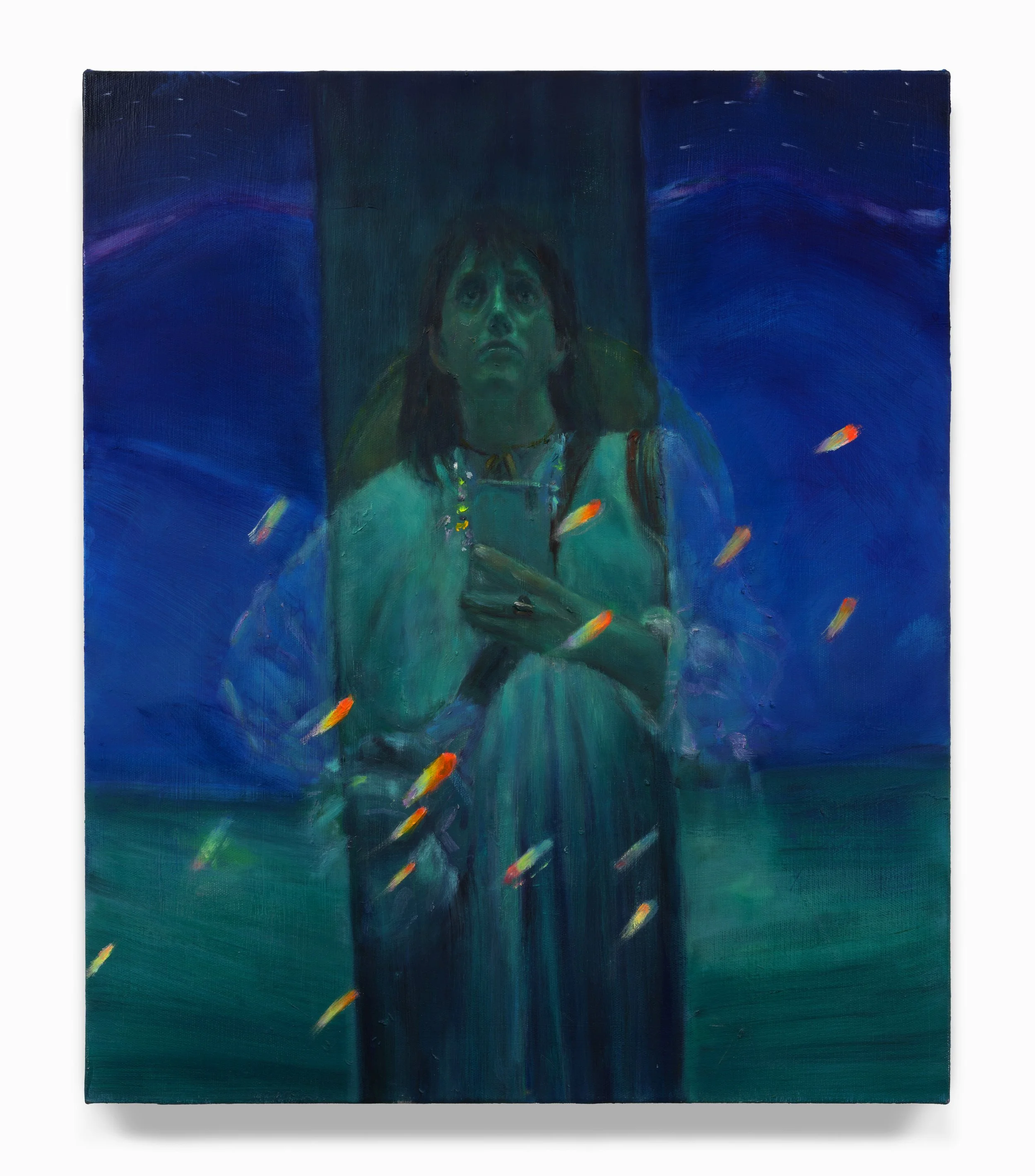 With Stars , 2025 24 × 20 inches Oil on linen