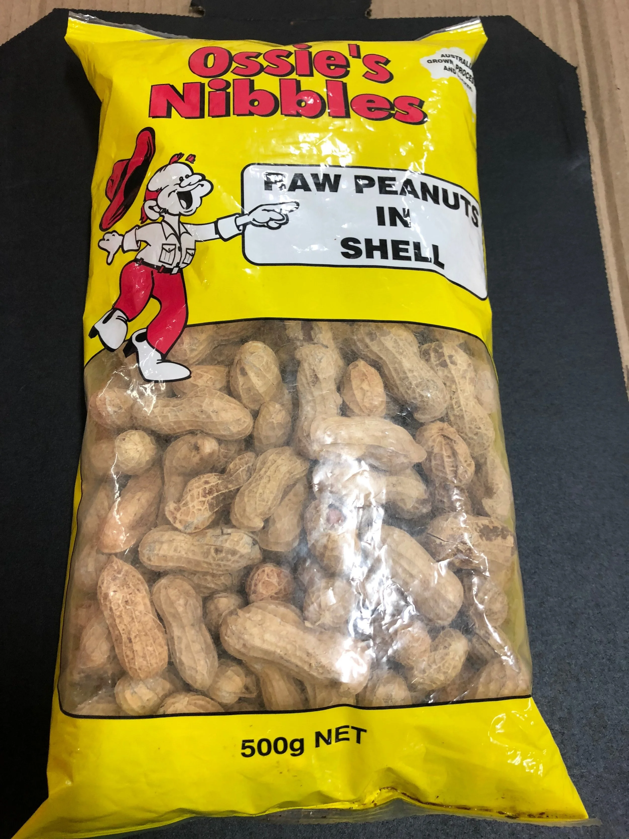 Ossie Nibbles - Raw Peanuts in Shell 