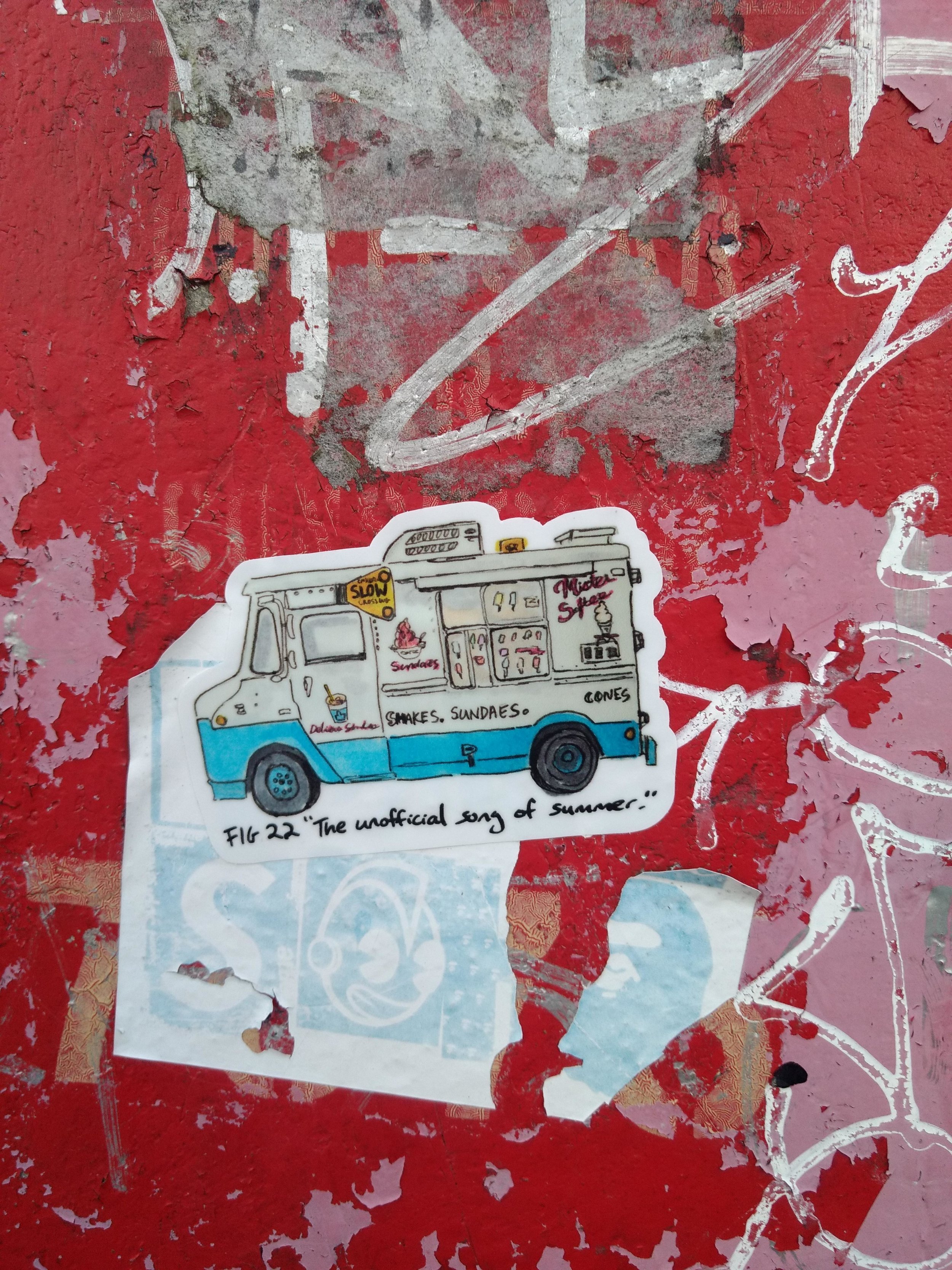 Ice Cream Truck Sticker