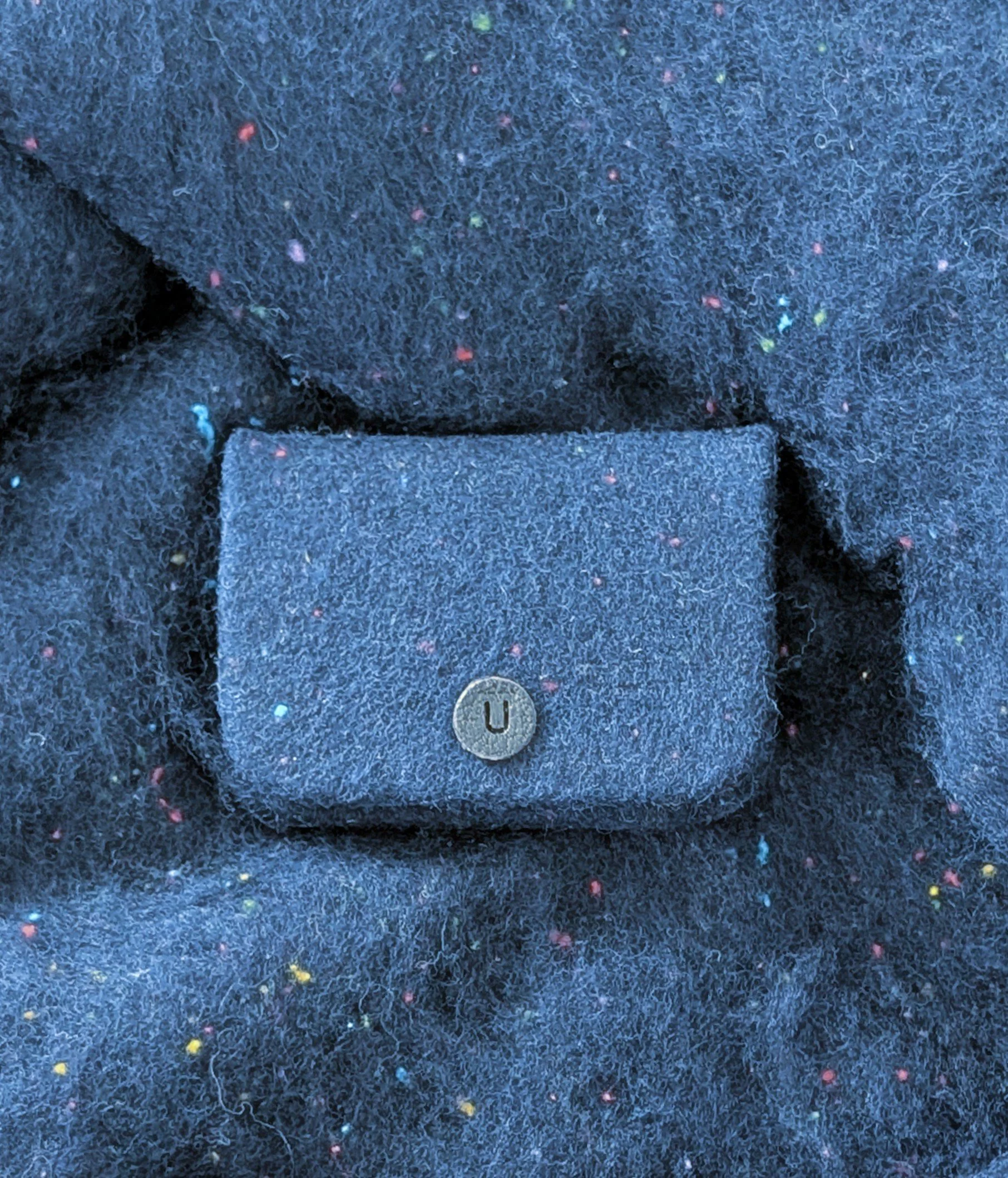 FeatherFold Felt Wallet (midnight speckle)