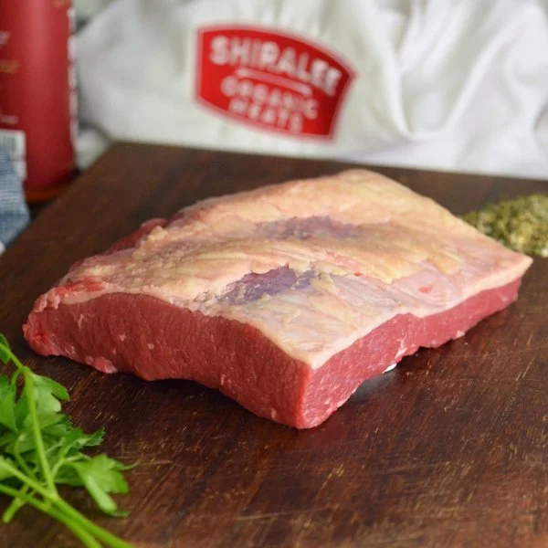 Organic Beef Brisket Portion. per 1kg — Shiralee Organic Meats