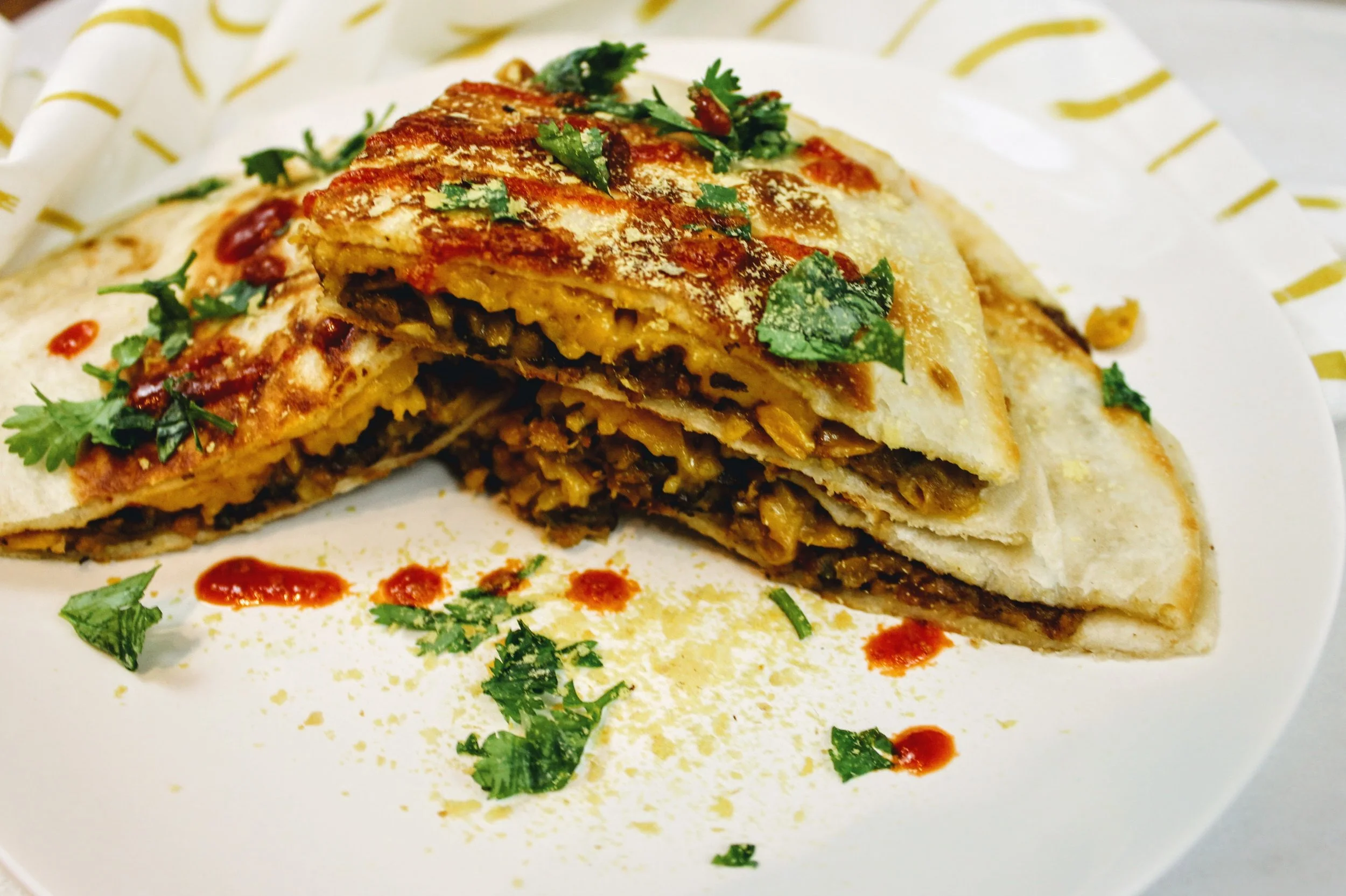 Easy One Pot Vegan Quesadilla Mix