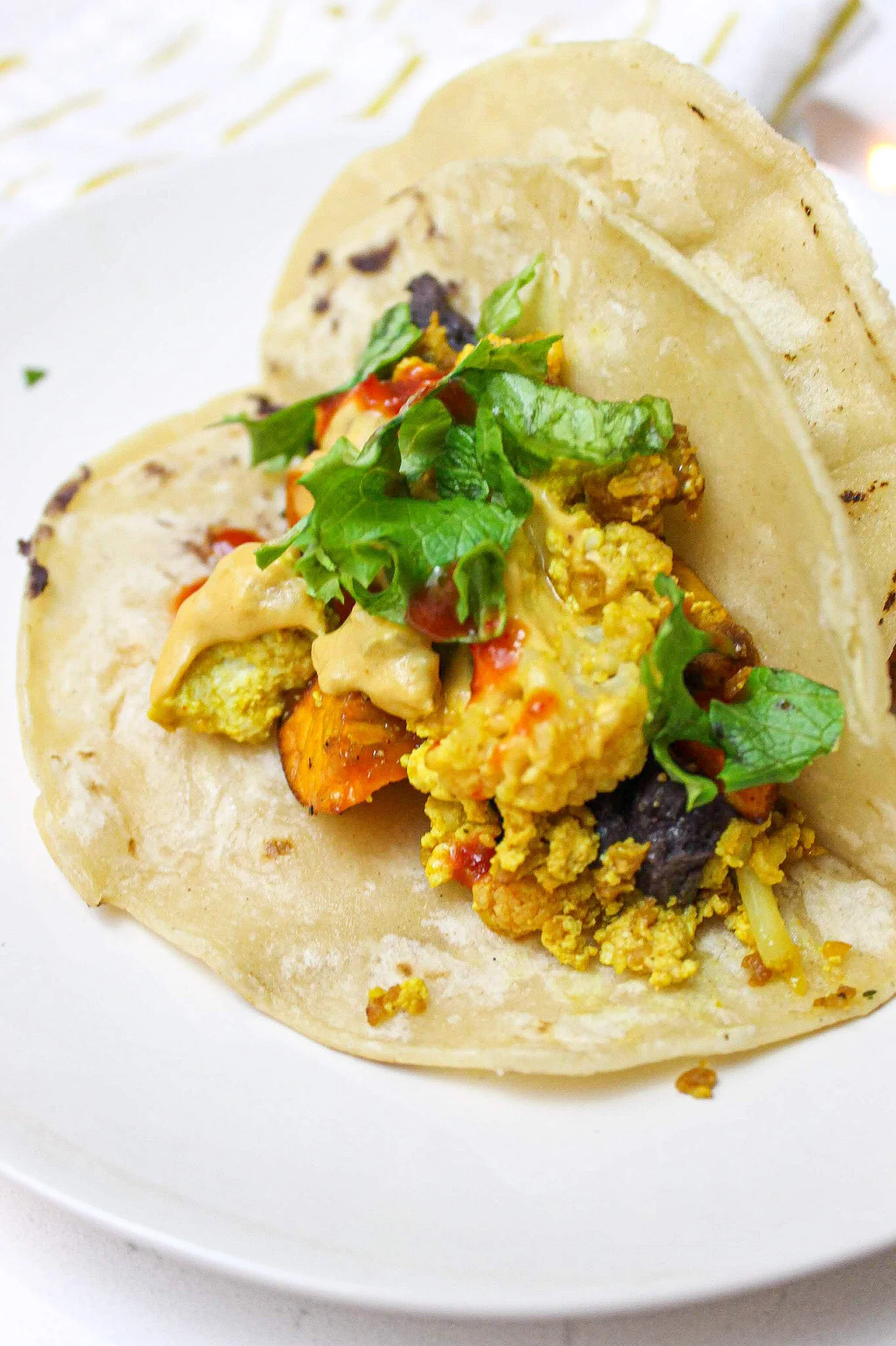 Delicious Vegan Breakfast Tacos 
