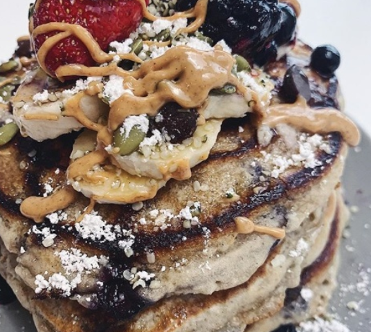 The Best Fluffy Vegan Pancakes