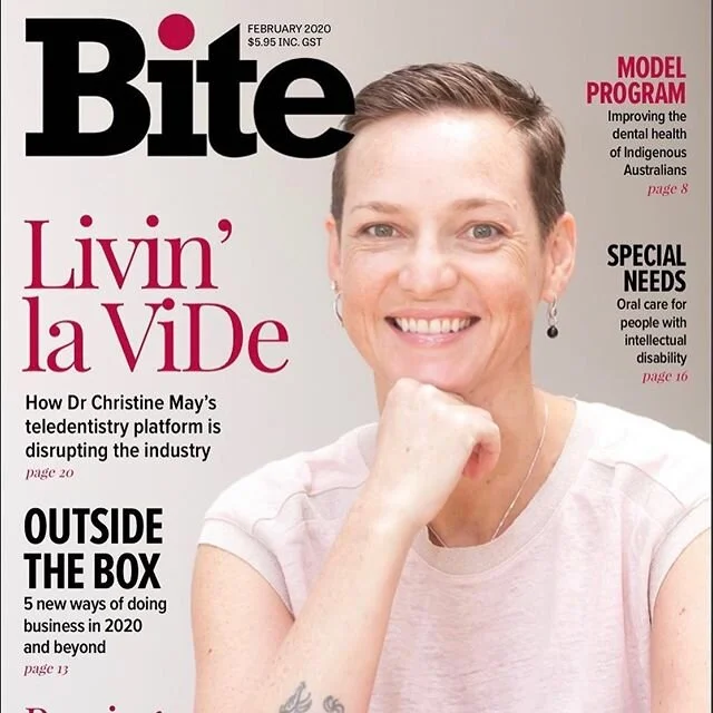 Thrilled to be on the February cover of @bite.mag for my newish teledentistry platform @hellovide helping to make accessing expert dental care easy, anywhere! 
Scroll to see the full article or head online via the link below (p20-24)

https://bitemagazine.com.au/magazine-library/

#ladystartupsau #teledentistry #befacewell