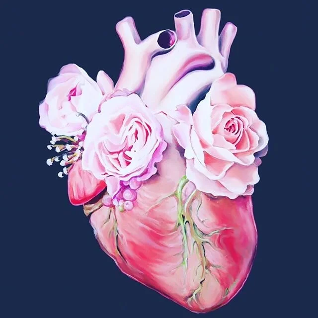 Look after your heart and your heart will look after you - in body, mind-spirit and relationship 💓 ⠀
⠀
Happy Valentine’s Day lovers ❣️⠀
⠀
Beautiful anatomically by @trishathompsonadams⠀

#valentinesday #hearthealth #befacewell