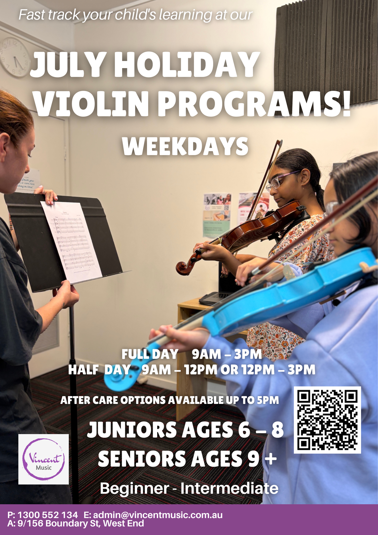 Holiday Violin Program for Kids — Vincent Music