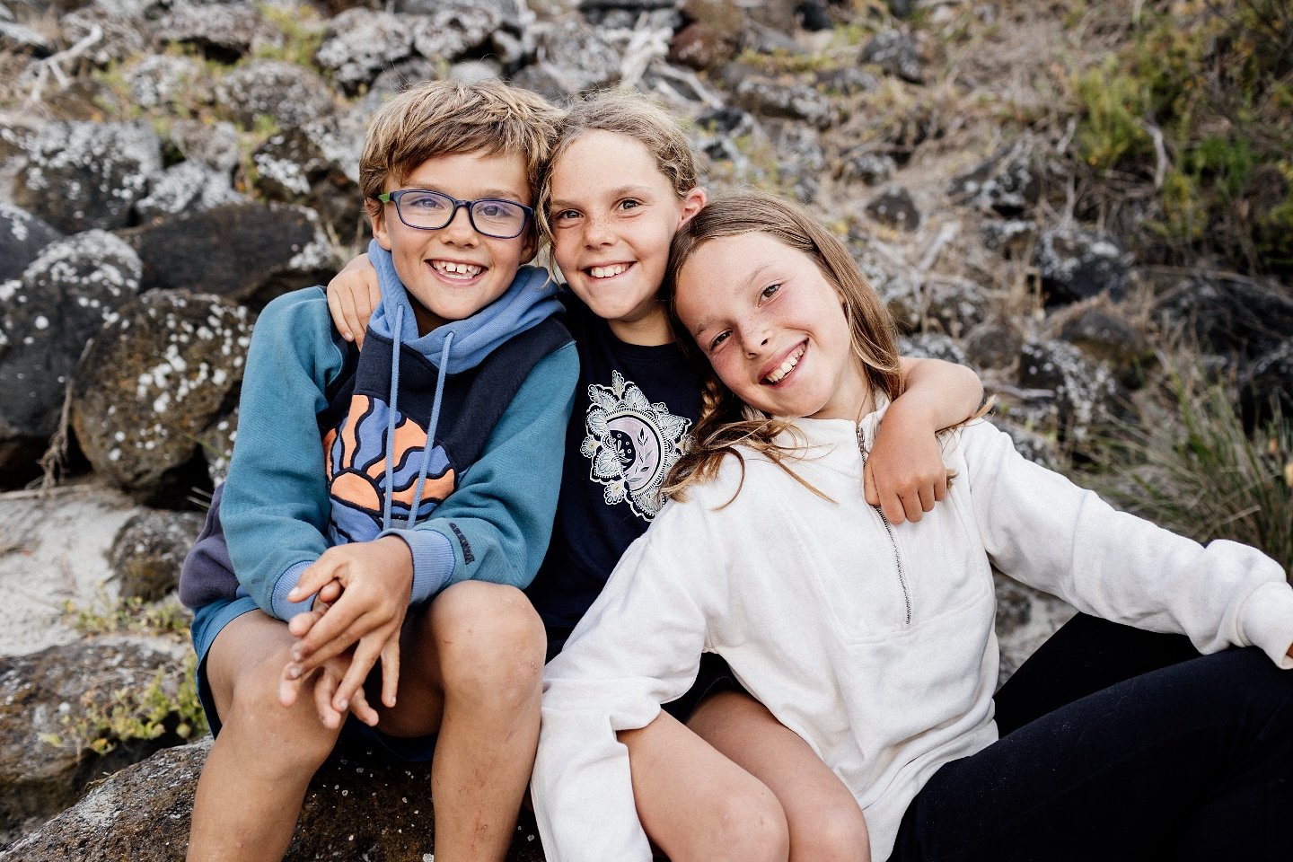 Last nights gorgeous trio! It&rsquo;s been so lovely catching up with this beautiful family every Summer when they come to Port Fairy. Always a lot of fun and laughter!