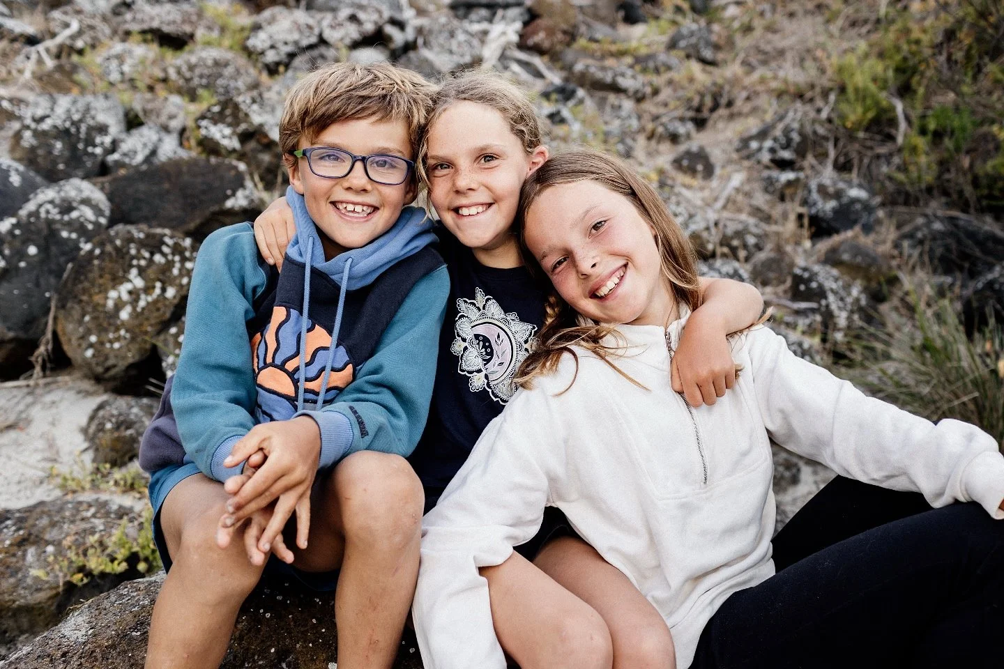 Last nights gorgeous trio! It&rsquo;s been so lovely catching up with this beautiful family every Summer when they come to Port Fairy. Always a lot of fun and laughter!