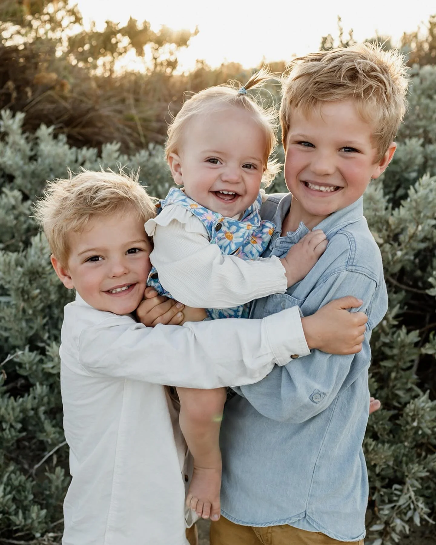 So many beautiful, big smiles were captured from the very beginning to the very end of this session! Even when I would say &ldquo;no smiling&rdquo;, the smiles from these three gorgeous kiddos just got bigger! Love it!!