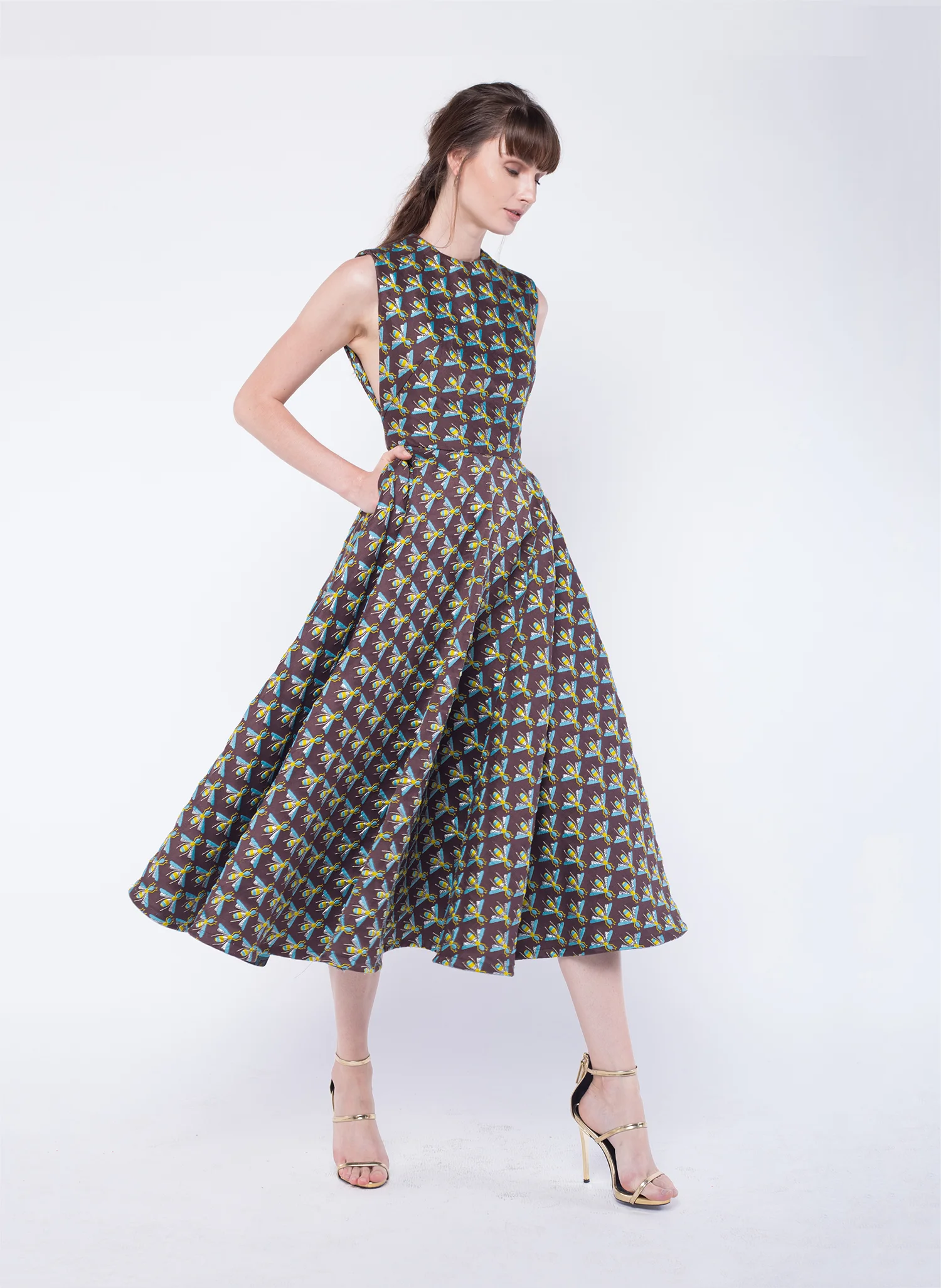 Abeja Brocade Dress 3.jpg