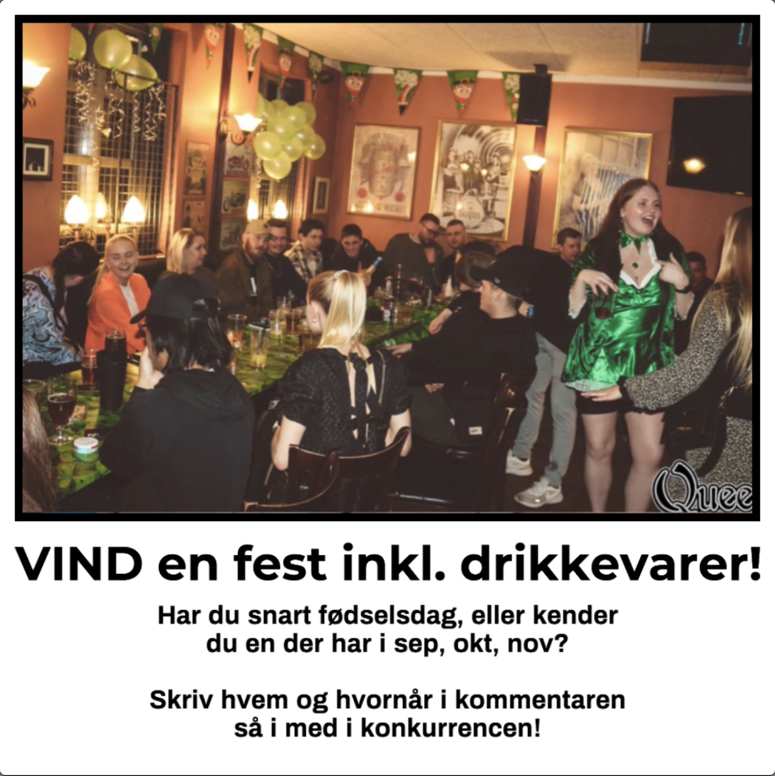 VIND en fest inkl. drikkevarer