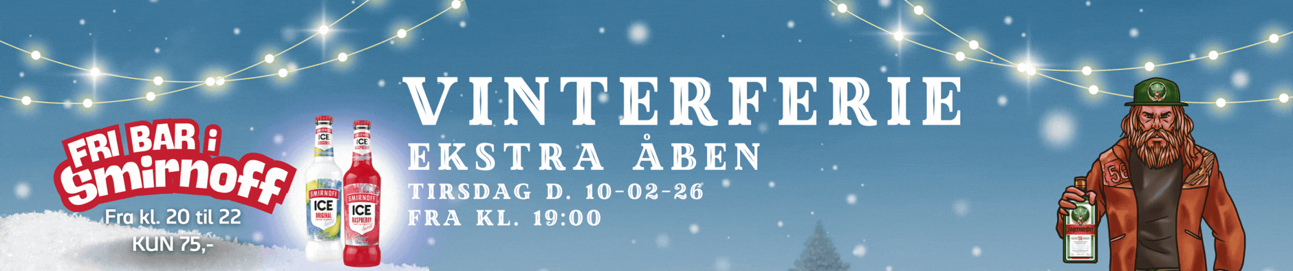 QueensPub.dk - Forside banner - Vinterferie ekstra åben 10-02-26 .gif