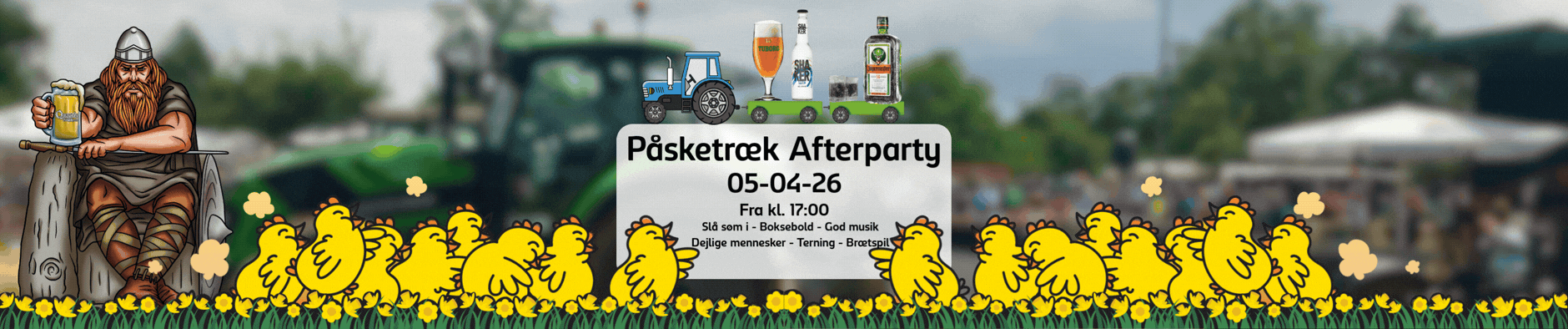 QueensPub.dk - Forside banner - Påsketræk Afterparty 05-04-2026.gif