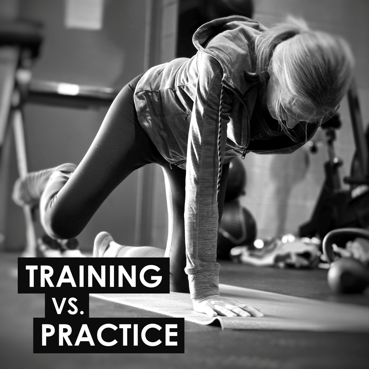 Training vs. Practice.

To acquire joint, muscle, and connective tissue capacity, TRAINING is needed.

To acquire more capability for your sport, daily activities, or performance, PRACTICE is needed.

These two are NOT the same.

TRAINING is putting 
