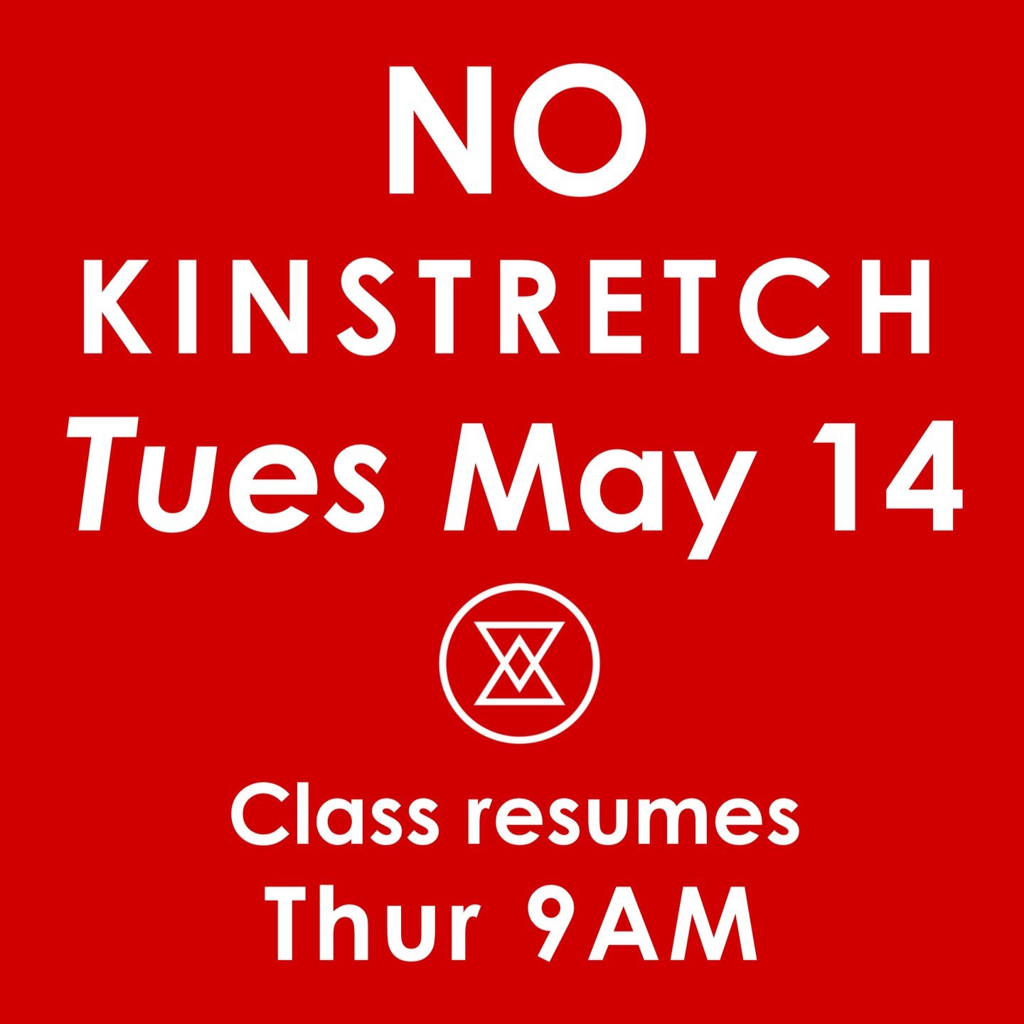 Hey gang,
No Kinstretch class this Tuesday, May 14. We will be out of the office. Class resumes Thursday, May 16 at 9AM.

Our normal schedule:
Sun 12PM
Mon 9AM
Tue 9AM
Thu 9AM and 6:15PM

excelsiorbodywork.com/kinstretch

#kinstretch