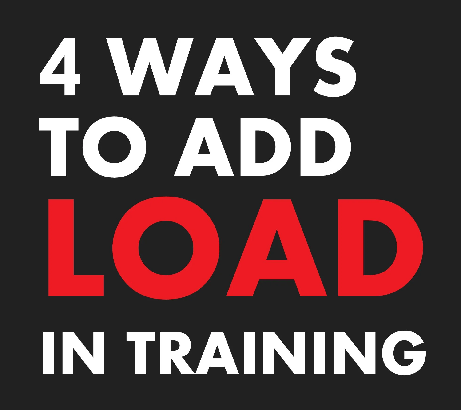 4 Ways to Add Load