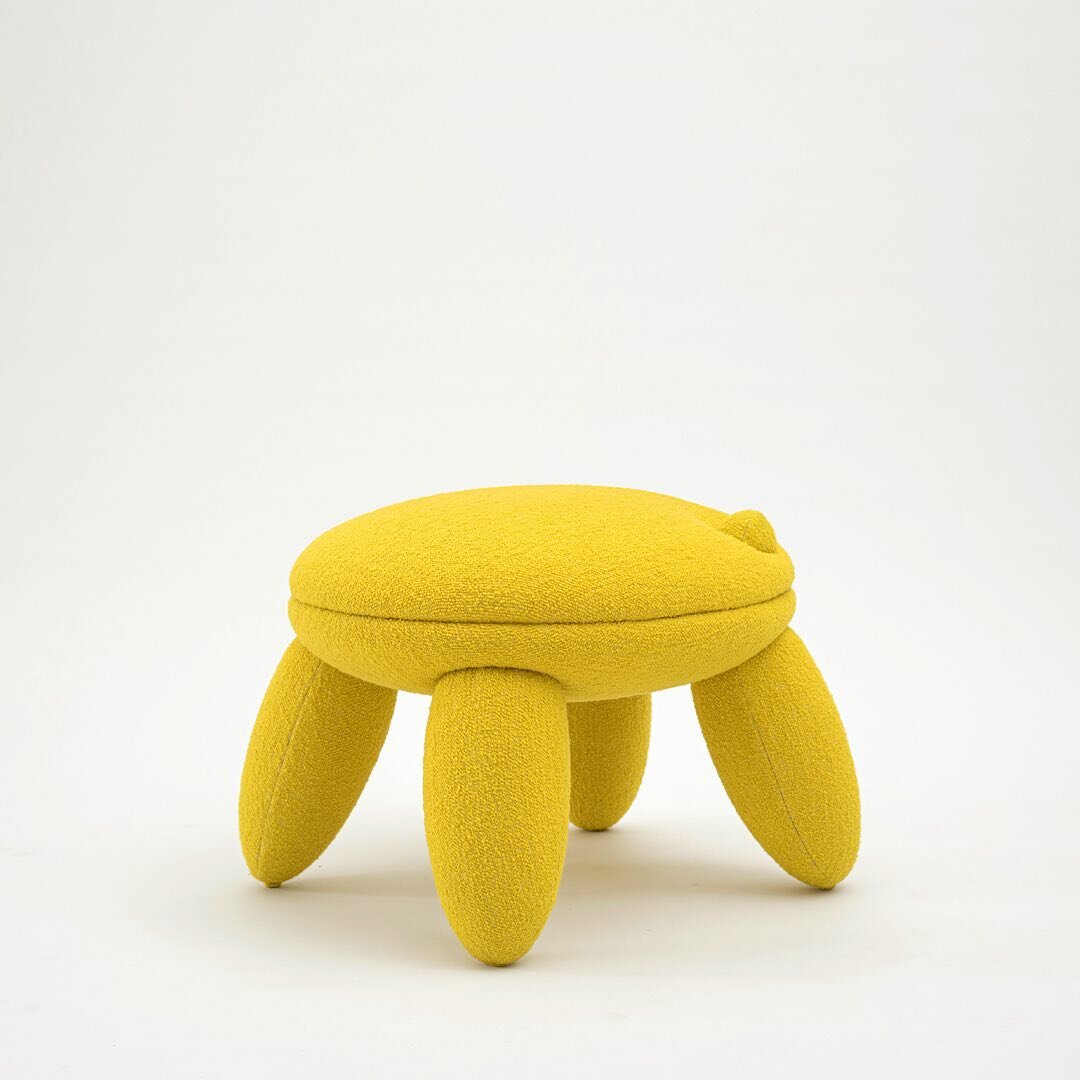 Nopal stool in soufre boucl&eacute; fabric
&bull;
&bull;
&bull;
Launched during @dubaidesignweek in collaboration with @houseoftoday, our Nopal stool draws inspiration from Cacti.
This eponymous stool of soft furniture experiments with the tension be