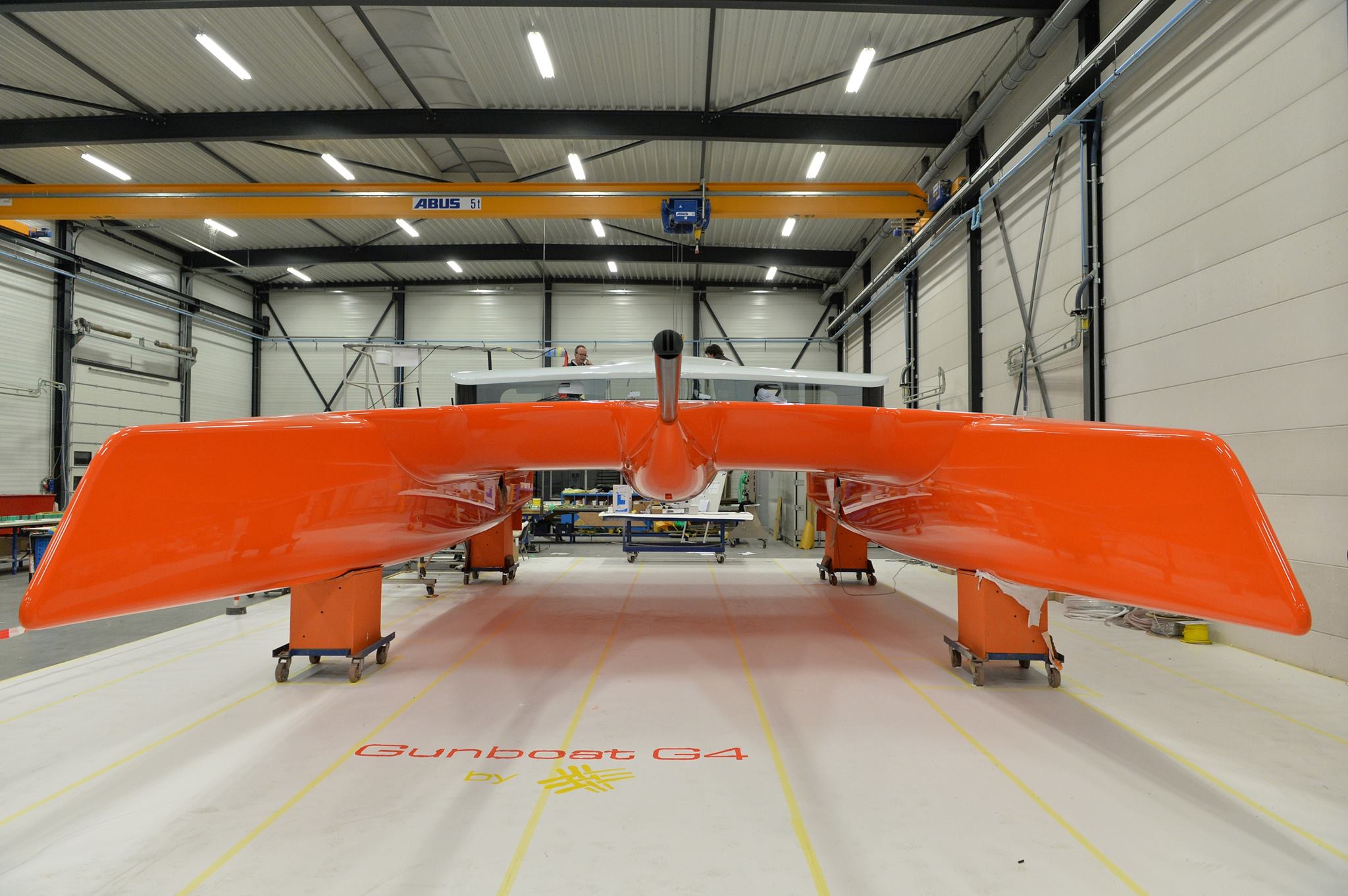 Schickler Tagliapietra supported the boat's development with FEA simulations, stability calculations, and VPP predictions. Delivered in 2015, Boat 1 foiled within a week.