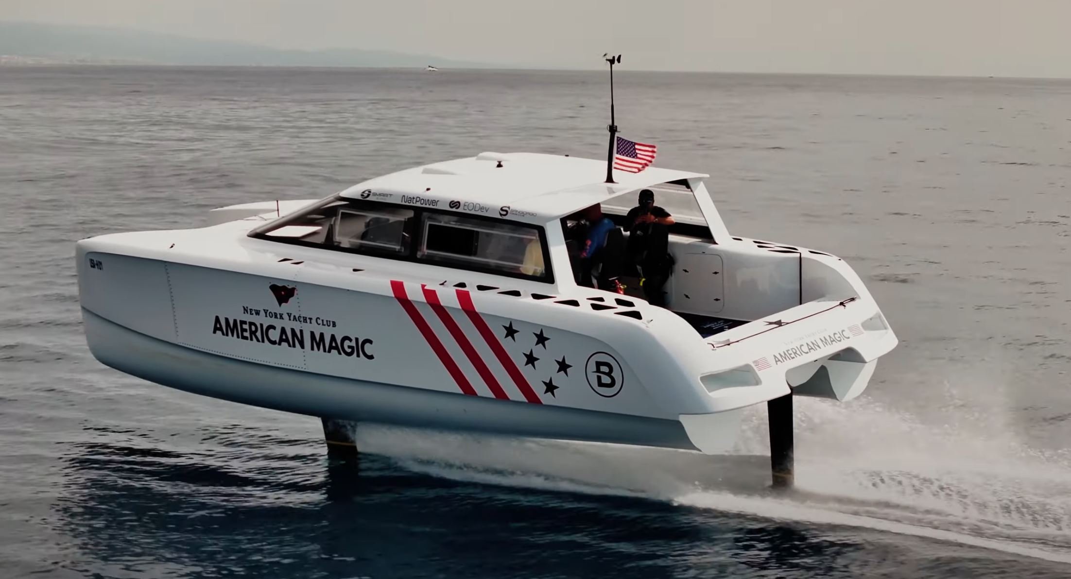  Schickler Tagliapietra engineered the foils for the Bluegame BGHSV, hailed by Santella as the most technically advanced boat sailing today. It achieves a 200-nautical-mile range, a top speed of 50 knots, and navigates entirely emission-free. 