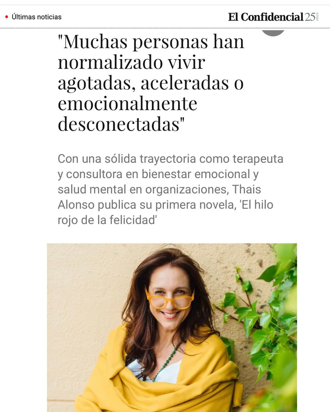 Entrevista en prensa: El confidencial