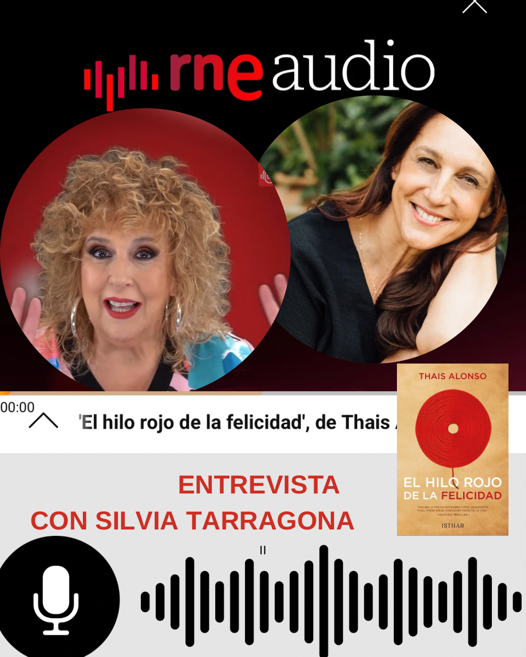 Entrevista en radio 4 (RNE) con Silvia Tarragona