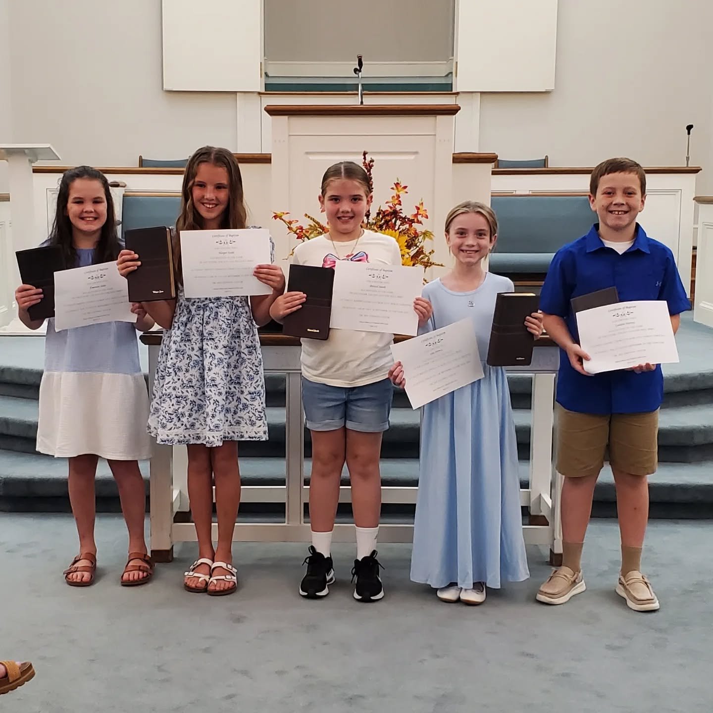 Praising the Lord for 5 baptisms on Sunday night! ✝️