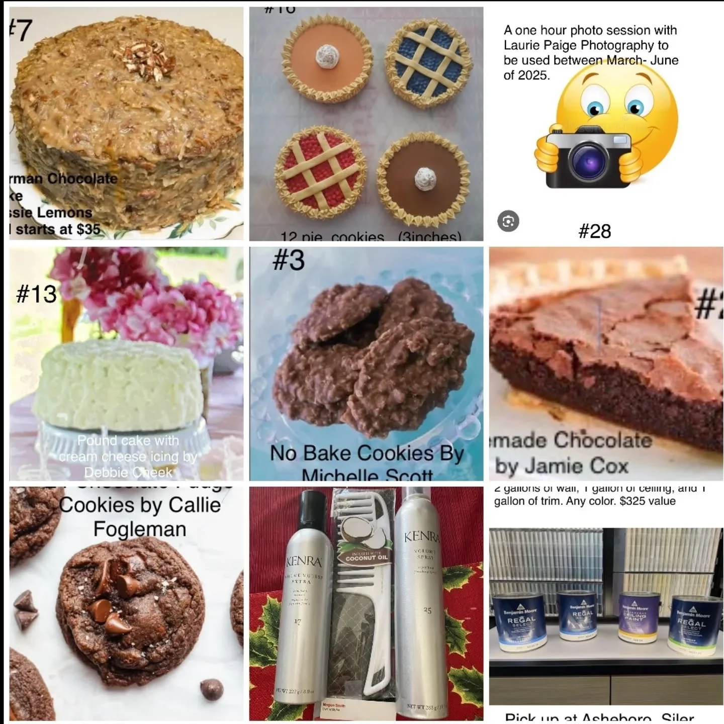 Mark your calendars! The Darlene Paige Online Benefit Auction starts this Friday, 12/06!  Here's a sneak peek of a few of the over 40 items we have up for grabs.  Make Christmas a little easier for you and a lot brighter for the Paige family. Bidding