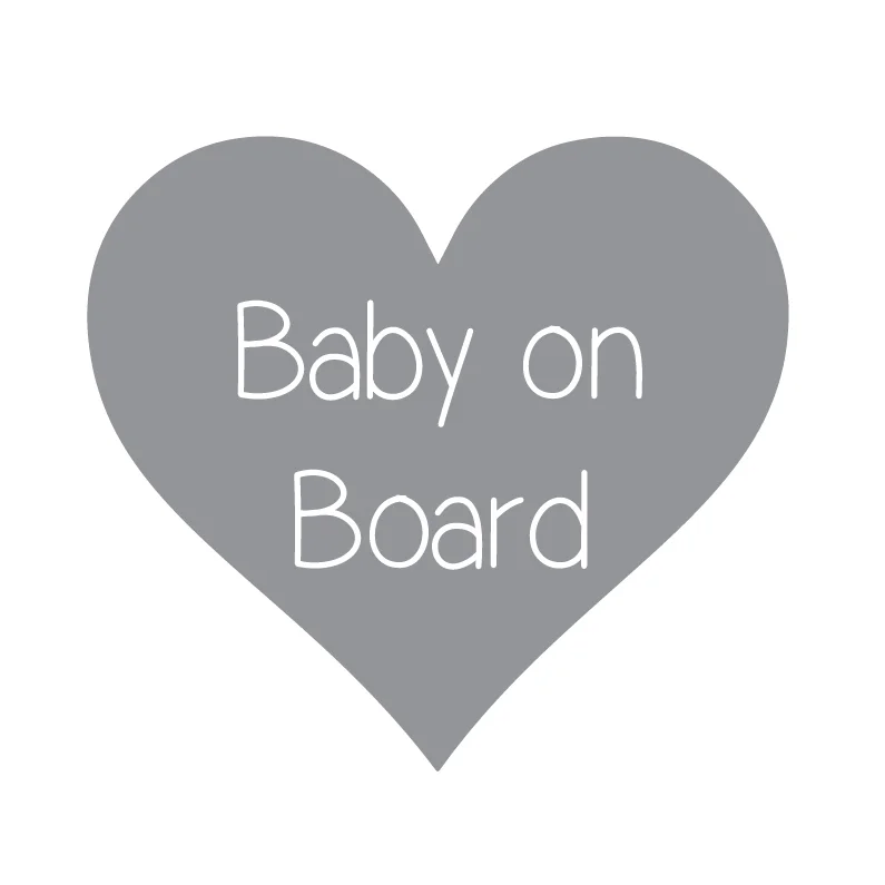Baby on Board Heart
