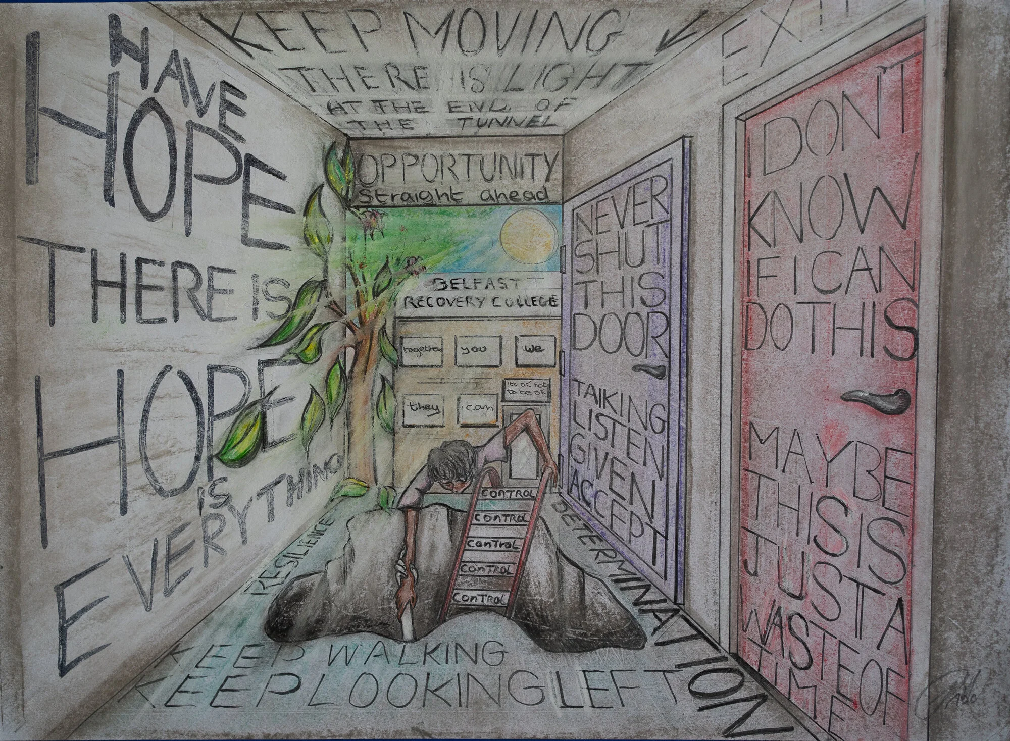 At the end of the tunnel