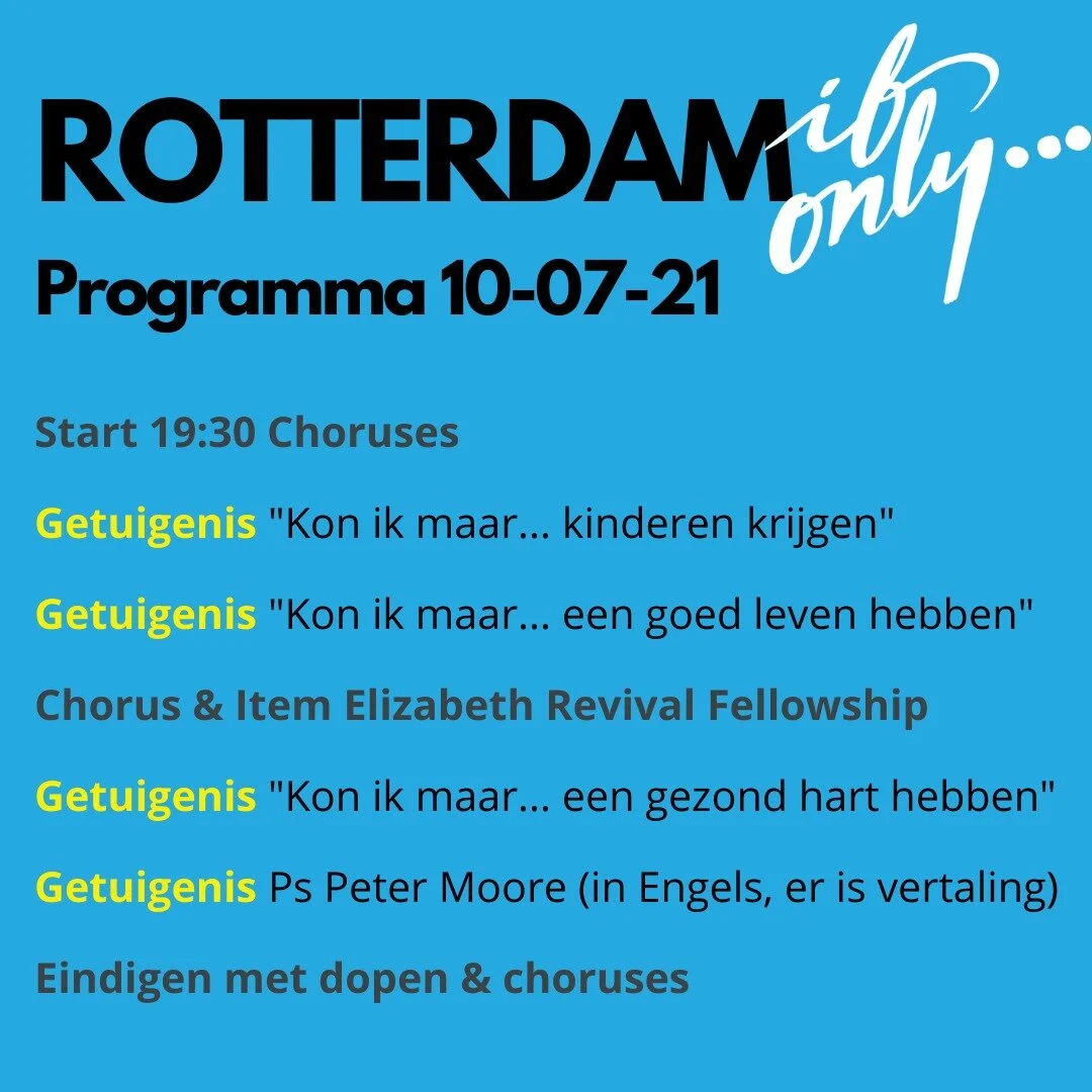 Adelaide Conventie "If Only....."