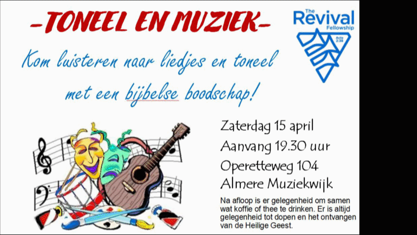 Muziek en toneel avond 