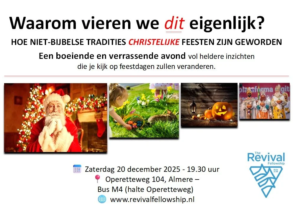 Waarom vieren we dit eigenlijk?