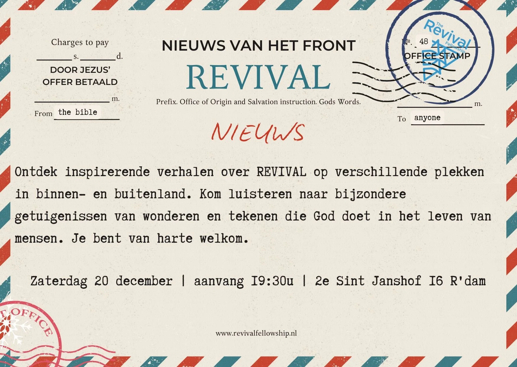 Nieuws over Revival Wereldwijd